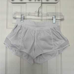 lululemon athletica Women's White Athletic Shorts